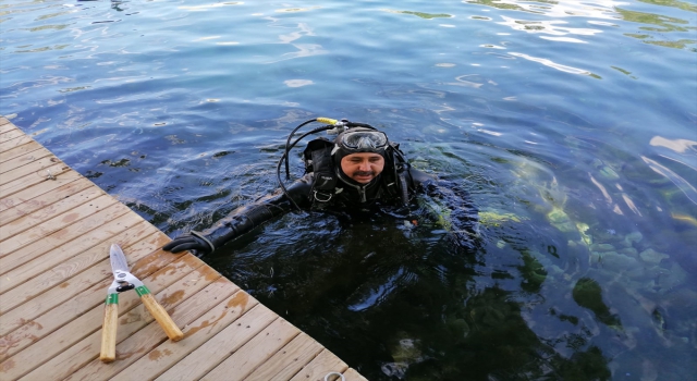 Sivas’ta AFAD ekipleri ”doğal akvaryum”u temizledi