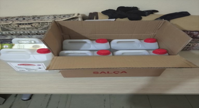 Çubuk’ta sahte içki operasyonunda 2 şüpheli yakalandı