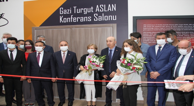 15 Temmuz gazisi Aslan, Erciyes Üniversitesi Gazi Turgut Aslan Konferans Salonunun açılışında konuştu:
