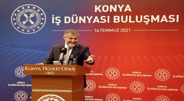Hazine ve Maliye Bakan Yardımcısı Nebati, Konya’da İş Dünyası Buluşması’nda konuştu: