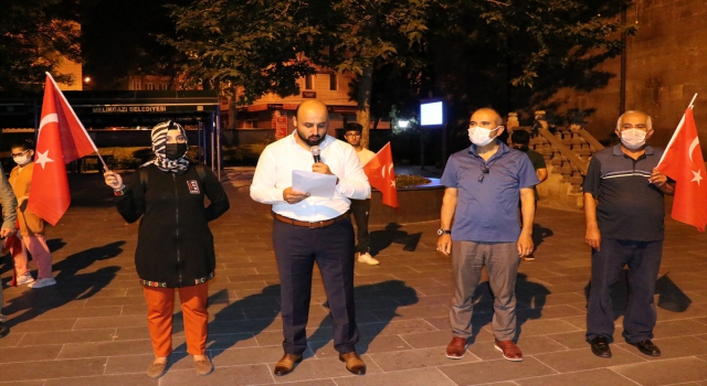 Kayseri’de Mescidi Aksa’ya yapılan baskına tepki