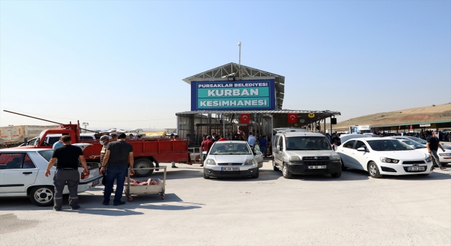 Ankara’da kurban pazarlarında ve kesimhanelerde hareketlilik yaşanıyor
