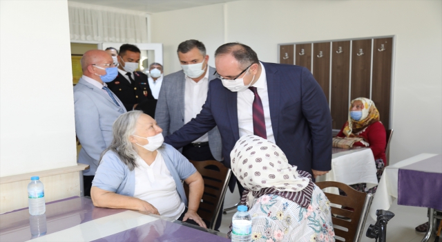 Çubuk’ta Kaymakam Keleş ve Belediye Başkanı Demirbaş’tan gaziler, şehit yakınları ve huzurevine ziyaret