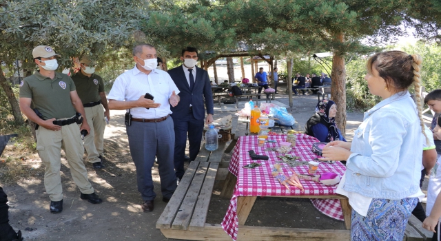 Yozgat’ta Çamlık Milli Parkı’nda piknik yapanlar, orman yangınlarına karşı uyarıldı