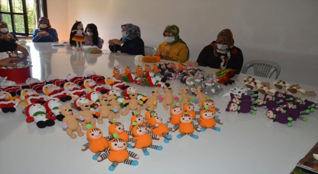 Kırıkkaleli kadınların ürettiği oyuncak bebekler ABD’ye gönderiliyor