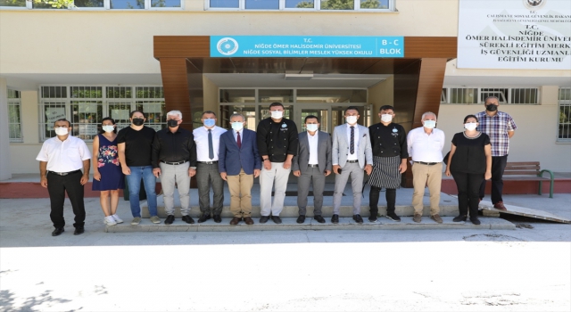 Niğde’de denetimli serbestlik yükümlülerine aşçı yardımcılığı eğitimi başladı