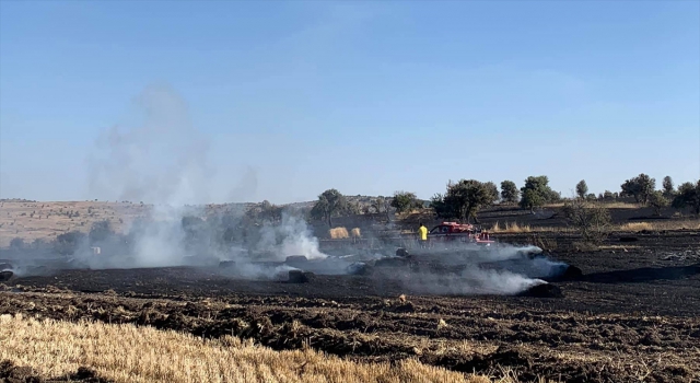 Güdül’de otluk ve makilik alanda çıkan yangın söndürüldü