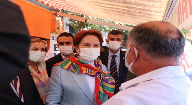 İYİ Parti Genel Başkanı Akşener, Çankırı’da esnafı ziyaret etti: