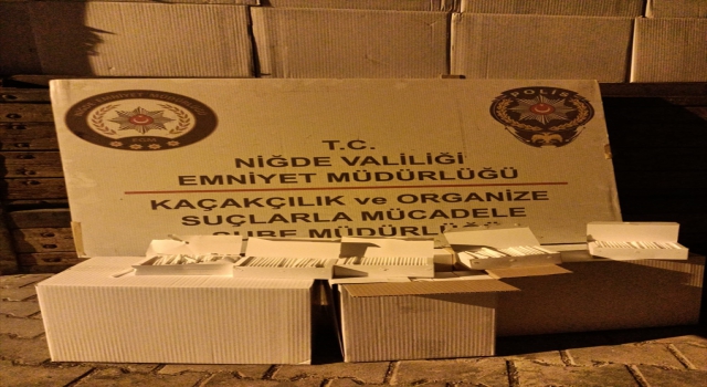 Niğde’de kaçakçılık operasyonunda bir şüpheli yakalandı