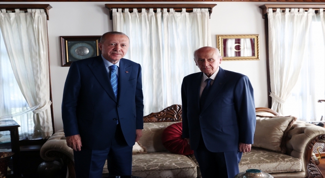 Cumhurbaşkanı Erdoğan, MHP Genel Başkanı Bahçeli ile görüşüyor