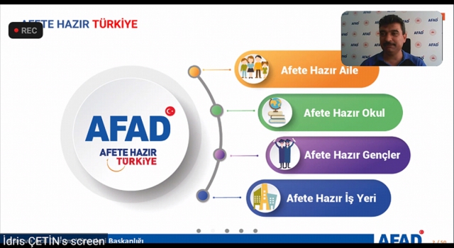 Kırşehir’de kamu personeline afet farkındalık eğitimi verildi