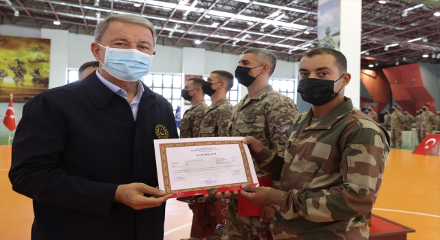Zorlu eğitimlerini tamamlayan bordo bereliler yemin etti