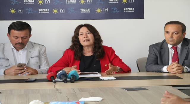 İYİ Partili Sunat Yozgat’ta konuştu: