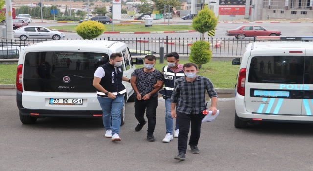 Karaman’da kayınvalidesini öldürüp, eşi ve kayınbiraderini yaralayan zanlı tutuklandı