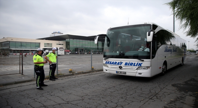 Kayseri’de yolcu otobüsleri denetlendi