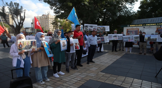 Çin’in Doğu Türkistan politikaları Kayseri’de protesto edildi
