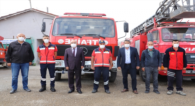 Kaman’da Manavgat yangınında görev alan itfaiye personeline teşekkür belgesi verildi