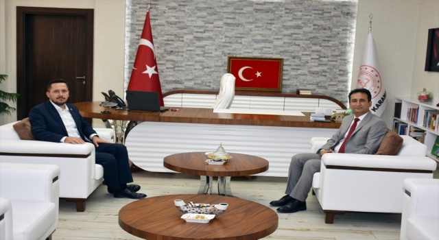 Milletvekili Eser’den İl Milli Eğitim Müdürü Çalışkan’a ziyaret