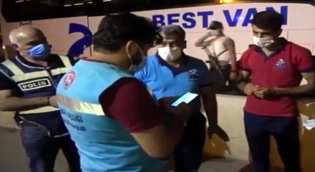 Kırıkkale’de Kovid19 testi pozitif kadın ile temaslı torunu yolcu otobüsünde yakalandı