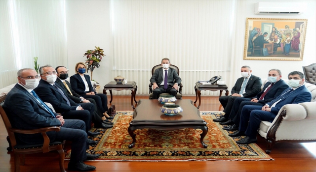 Nevşehir heyeti, Milli Eğitim Bakanı Mahmut Özer’i ziyaret etti