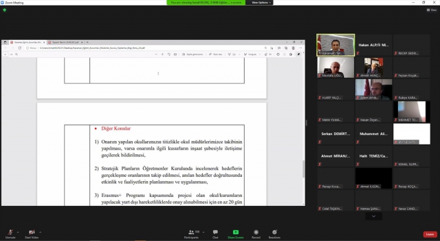 Karaman 20212022 Eğitim Öğretim Yılı hazırlık toplantısı gerçekleştirildi