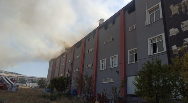 Kayseri’de fabrikada çıkan yangın söndürüldü