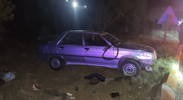 Kırıkkale’de otomobil şarampole devrildi: 6 yaralı