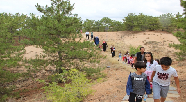 Minik öğrenciler Aşıkpaşa Tabiat Parkı’nda