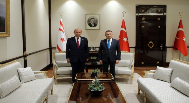 KKTC Cumhurbaşkanı Tatar, Cumhurbaşkanı Yardımcısı Oktay ile ortak basın toplantısında konuştu: