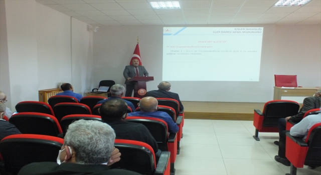 Ulaş’ta muhtarlara hizmet içi eğitim semineri