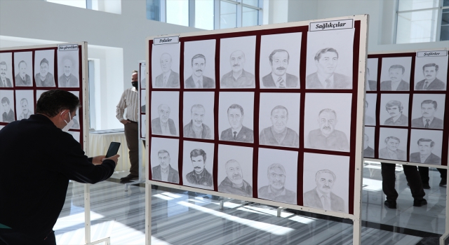 Çubuk’ta ”Memleketim” ve ”Hayalden Tuvale” karma resim sergisi açıldı