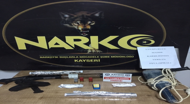 Kayseri’de uyuşturucu operasyonunda 1 kişi yakalandı