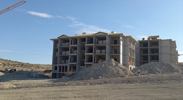 Beypazarı’ndaki TOKİ konutlarının inşası sürüyor