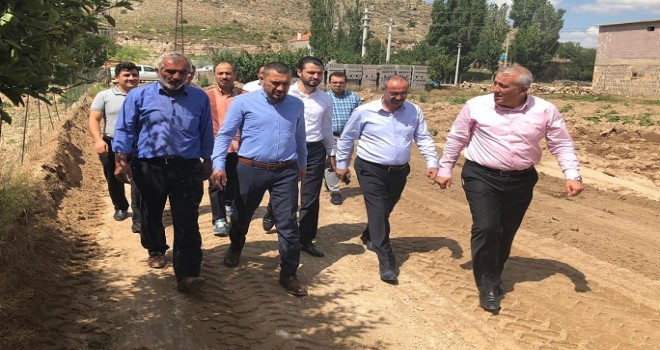 Selden zarar görenlere ziyaret