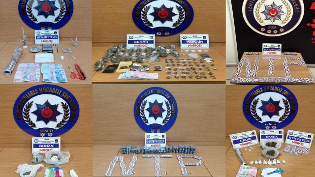 İzmir’de uyuşturucuya geçit verilmedi