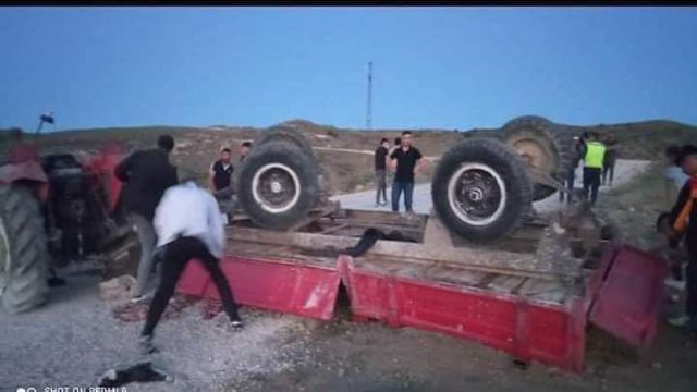 Haymana'da traktör faciası