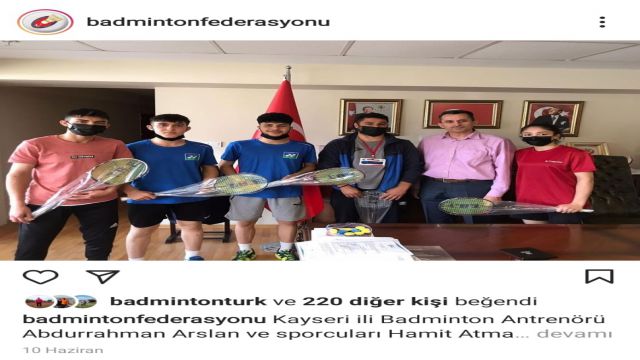 Başkan, Badminton Federasyonuna Corona Saçmaya Devam Ediyor