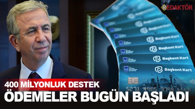 400 MİLYONLUK DESTEK BAŞLADI