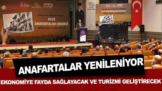 ANAFARTALAR CADDESİ ORTAK AKILLA YENİLENİYOR