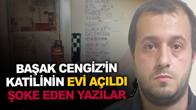 Başak Cengiz'i kılıçla öldüren Can Göktuğ Boz'un evinin fotoğrafları ortaya çıktı