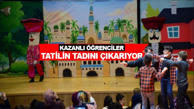 Kahramankazanlı öğrencilerin ara tatil keyfi