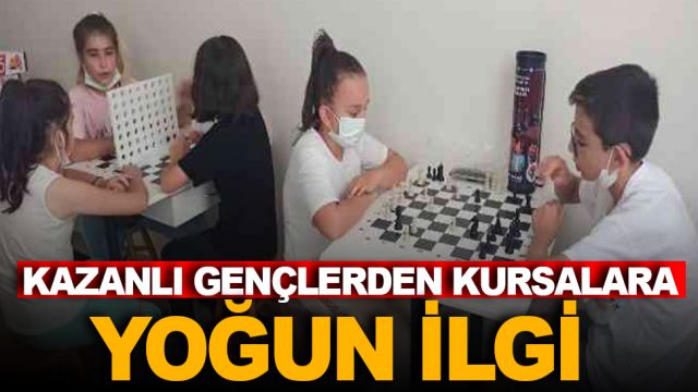 Kahramankazanlı gençlerden kurslara yoğun ilgi