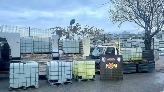 Yer: Ankara! 9 ton etil ve metil alkol ele geçirildi
