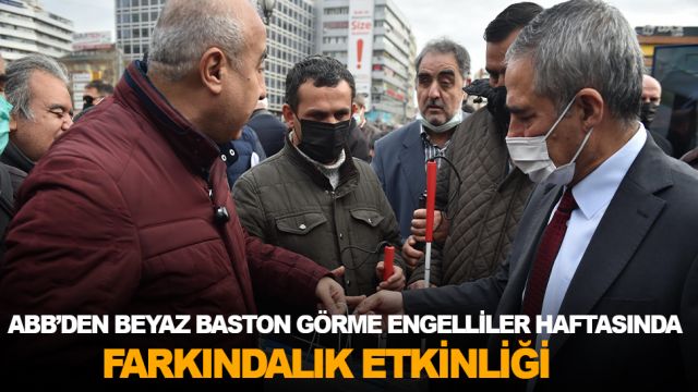 ABB’DEN BEYAZ BASTON GÖRME ENGELLİLER HAFTASINDA FARKINDALIK ETKİNLİĞİ