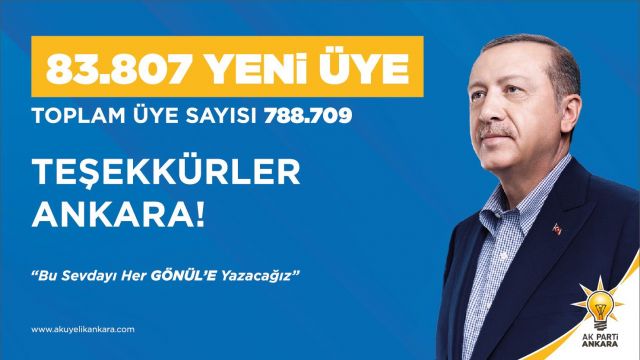 AK Parti Ankara'ya teşekkür etti