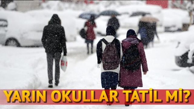 Ankara yarın okullar tatil mi? 19 Ocak 2022 Ankara'da okullar tatil mi?