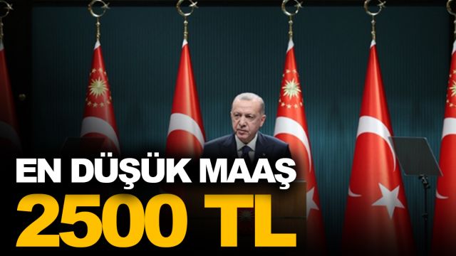 Cumhurbaşkanı Erdoğan: Hiçbir emeklimiz 2 bin 500 TL'nin altında maaş almayacaktır