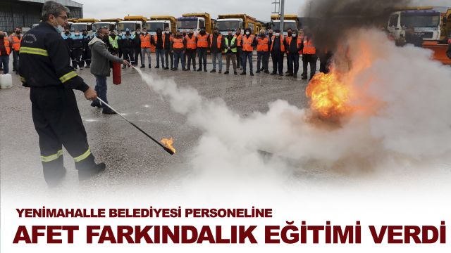 Personele Afet Farkındalık Eğitimi verildi