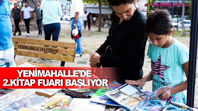 Yenimahalle’de 2.Kitap Fuarı Başlıyor
