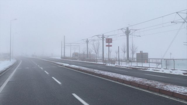 İç Anadolu'da soğuk hava ve sis